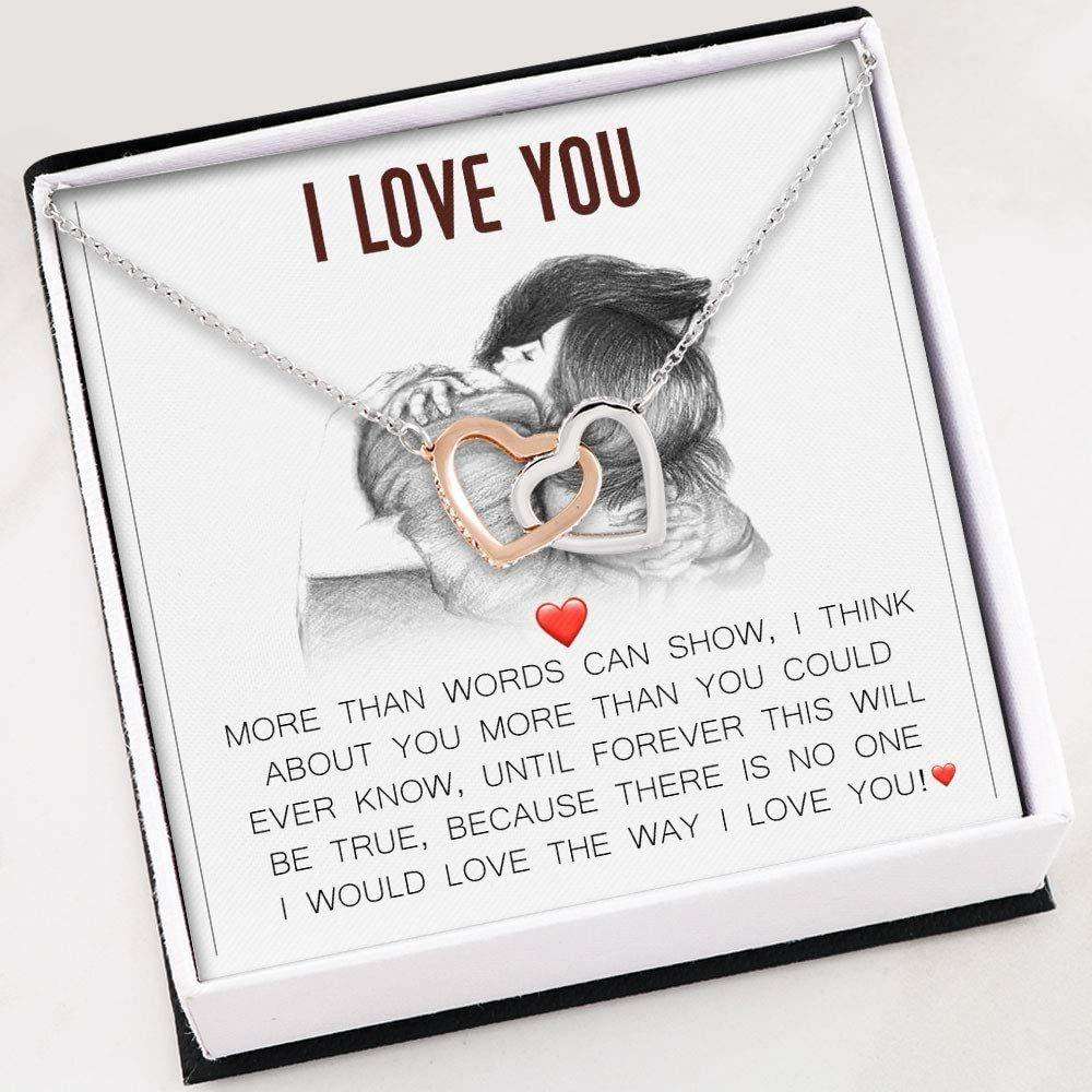 Wife Necklace, To My Love Necklace “ Gift For Her “ Necklace With Gift Box For Birthday Christmas For Karwa Chauth Rakva