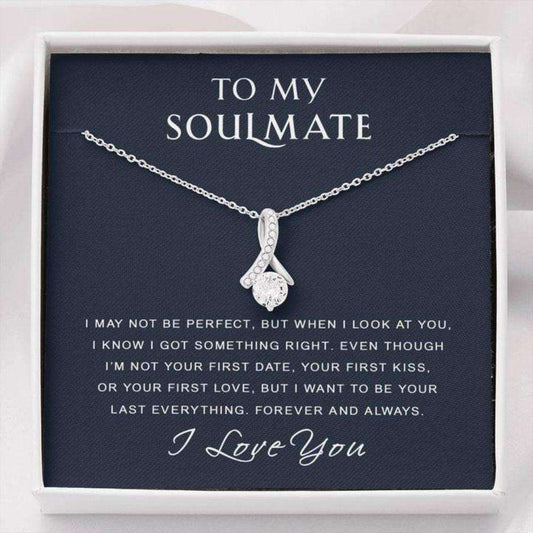 Wife Necklace, To My Soulmate Necklace “ I Got Something Right “ Gift For Wife Girlfriend Future Wife For Karwa Chauth Rakva