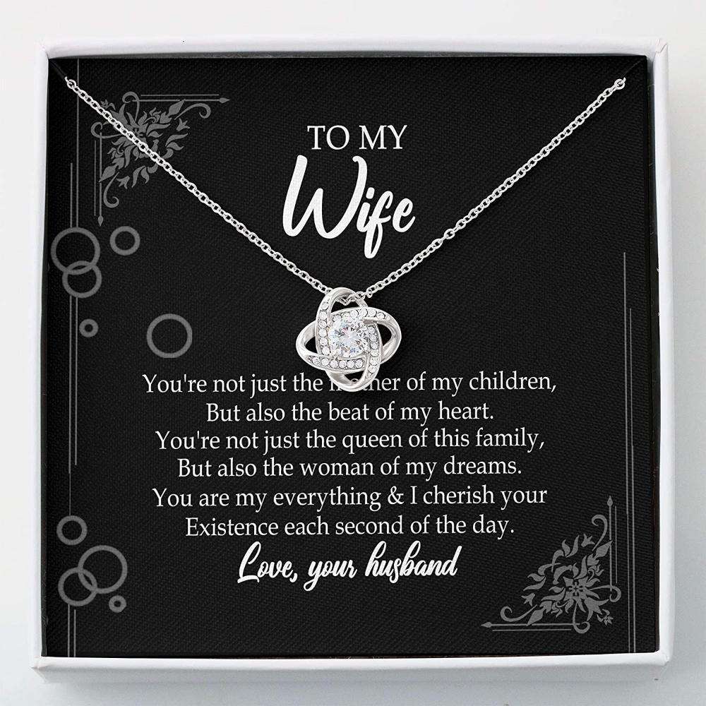 Wife Necklace “ To My Wife From Husband Necklace Gift For Wife For Karwa Chauth Rakva