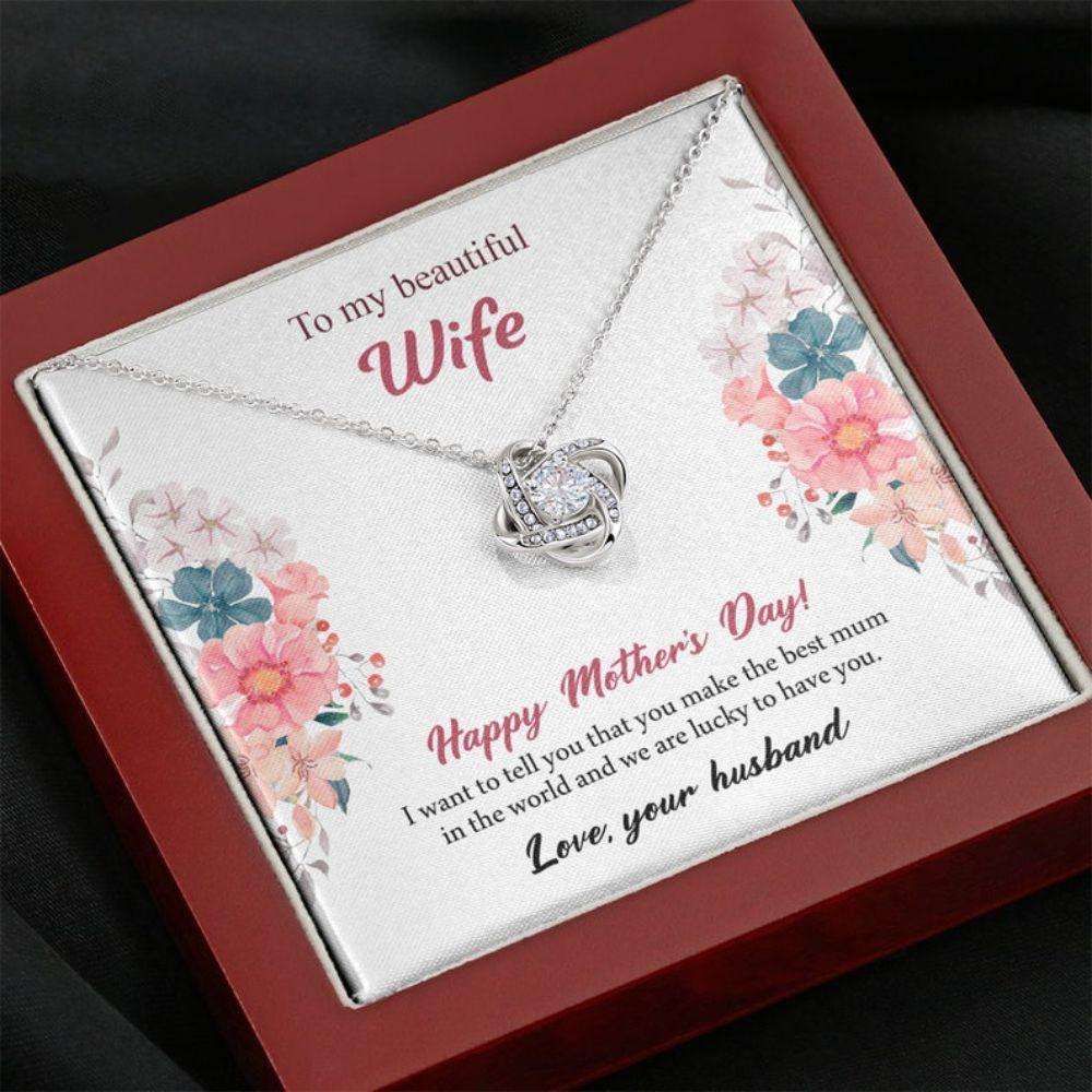 Wife Necklace, To My Wife, Gift For Wife Necklace, Gift Set For Wife, Necklace For Wife, Best Mum Gift, Gift For Best Mom For Karwa Chauth Rakva