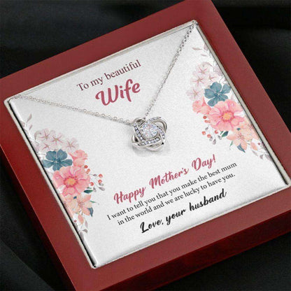 Wife Necklace, To My Wife, Gift For Wife Necklace, Gift Set For Wife, Necklace For Wife, Best Mum Gift, Gift For Best Mom For Karwa Chauth Rakva