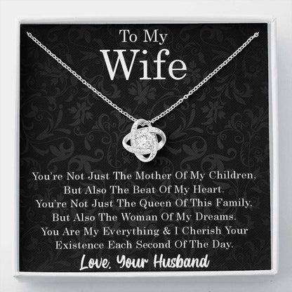 Wife Necklace, To My Wife Necklace “ Anniversary Gift For Wife, Birthday Gift For Her For Karwa Chauth Rakva