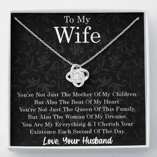 Wife Necklace, To My Wife Necklace “ Anniversary Gift For Wife, Birthday Gift For Her For Karwa Chauth Rakva