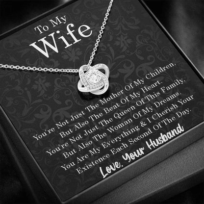 Wife Necklace, To My Wife Necklace “ Anniversary Gift For Wife, Birthday Gift For Her For Karwa Chauth Rakva