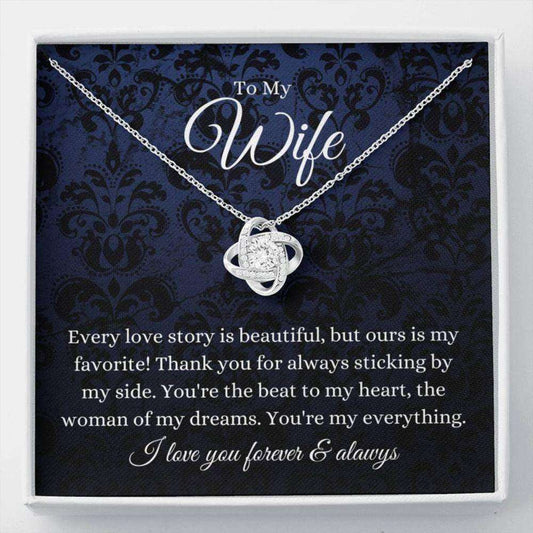 Wife Necklace, To My Wife Necklace, Anniversary Gift For Wife, Birthday Gift For Wife From Husband For Karwa Chauth Rakva