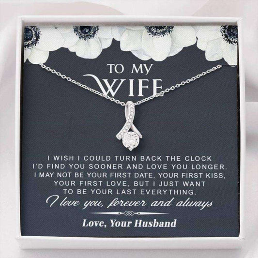 Wife Necklace, To My Wife Necklace From Husband “ Turn Back The Clock For Karwa Chauth Rakva