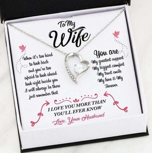 Wife Necklace, To My Wife Necklace From Husband “ You Are My Greatest For Karwa Chauth Rakva