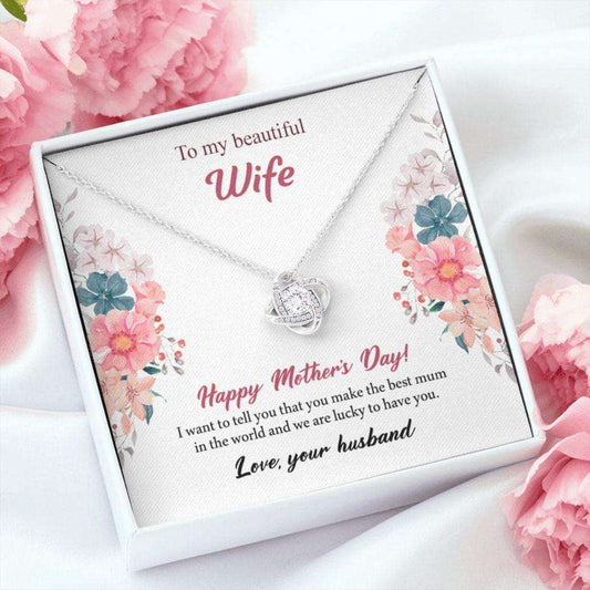 Wife Necklace, To My Wife Necklace, Gift For Wife From Husband, Best Mum Gift, Gift For Best Mom For Karwa Chauth Rakva