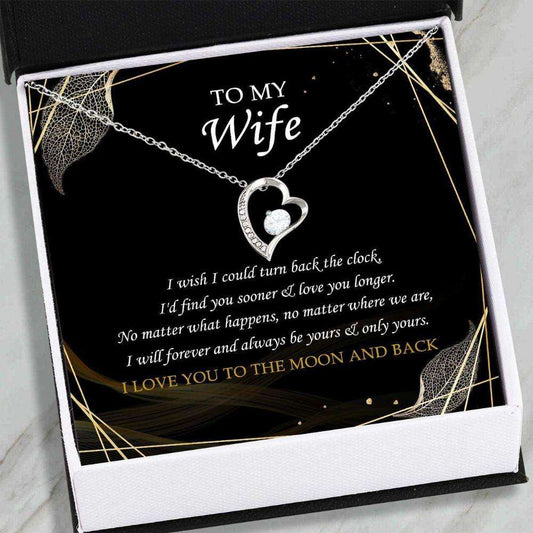 Wife Necklace, To My Wife Necklace “ Gift For Wife From Husband For Karwa Chauth Rakva