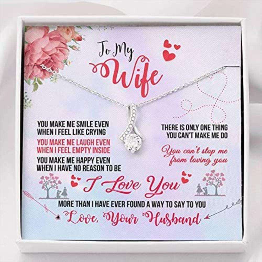 Wife Necklace, To My Wife Necklace Gift “ I Love You More Than I Have Ever Froud A Way To Say To You For Karwa Chauth Rakva