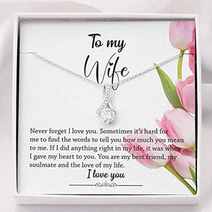 Wife Necklace, To My Wife Necklace Gift “ You Are My Best Friend My Soulmate And The Love Of My Life For Karwa Chauth Rakva