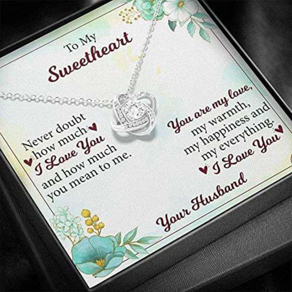 Wife Necklace, To My Wife Necklace Gift “ You Are My Happiness “ Gift To My Wife Necklace Cln17115 For Karwa Chauth Rakva