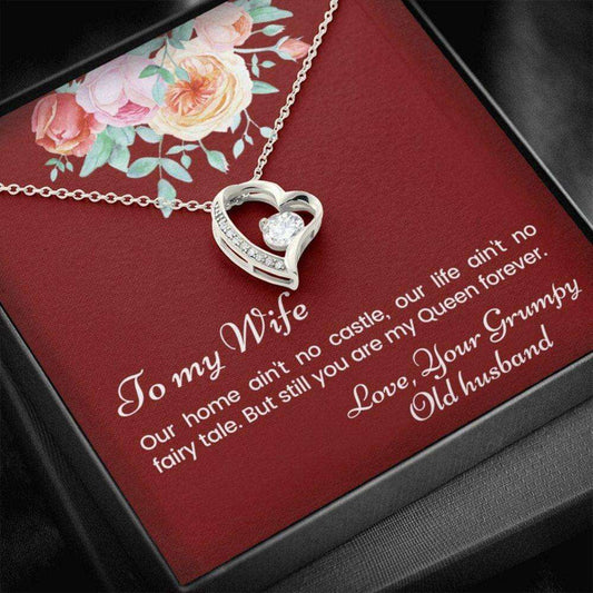 Wife Necklace, To My Wife Necklace, Last Minute Birthday Necklace Gift, Romantic Wife Gift, Husband To Wife Christmas Necklace For Karwa Chauth Rakva