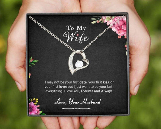 Wife Necklace, To My Wife Necklace, Romantic, Anniversary Gift For Wife From Husband For Karwa Chauth Rakva