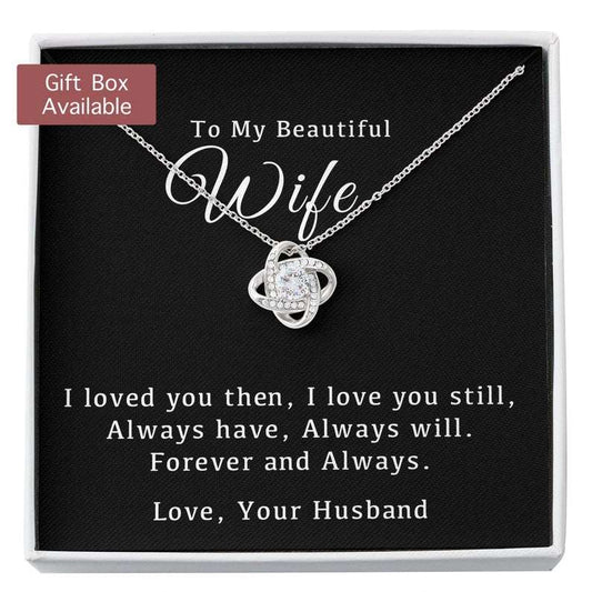 Wife Necklace, To My Wife Necklace, Wife Gift, Wife Birthday Necklace Gift, Wife Gift From Husband, Wife Anniversary Necklace Gift Necklace For Karwa Chauth Rakva