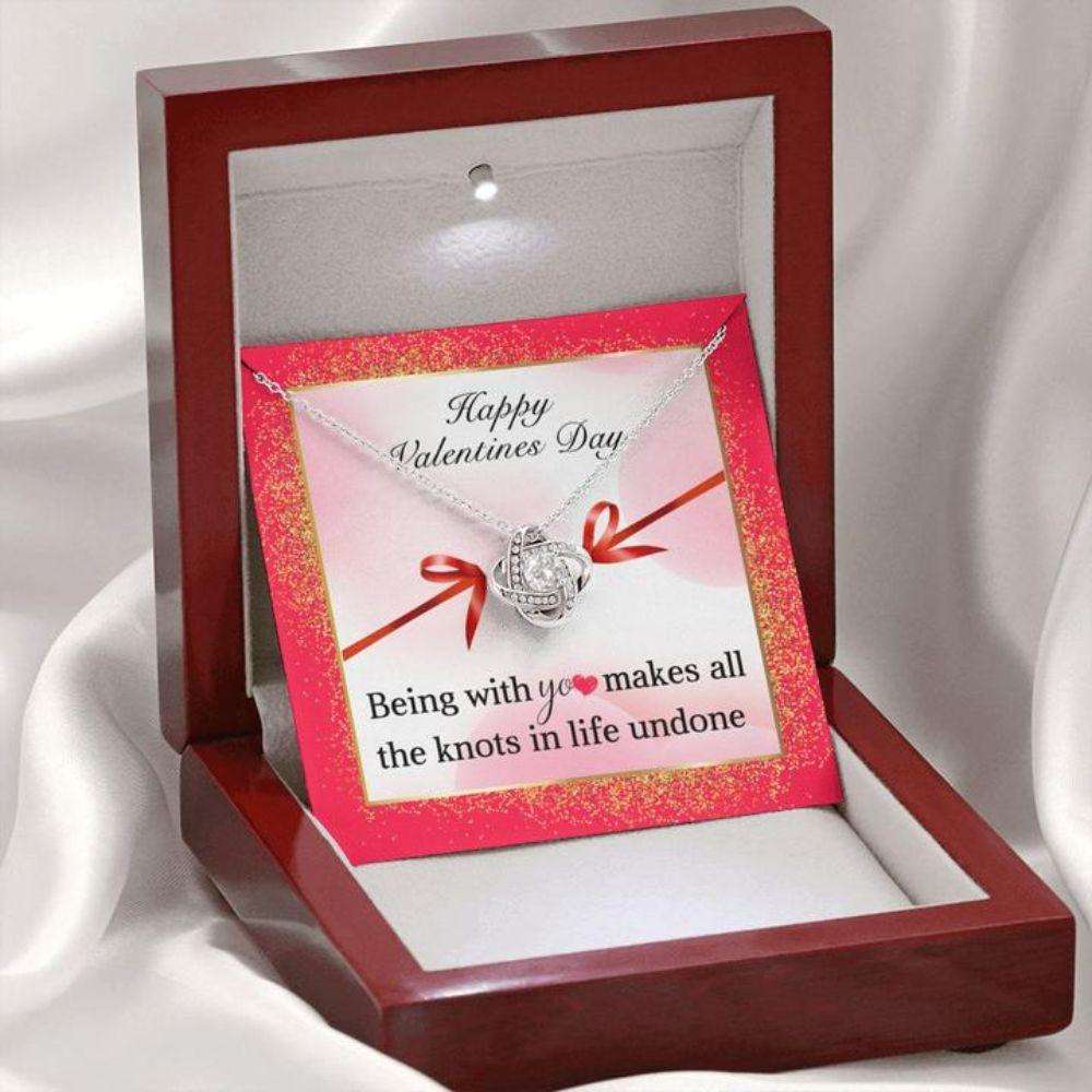 Wife Necklace, Valentine’S Day Gift Necklace For Wife “ 2022 Valentine’S Day Gift Necklace For Girlfriend “ For Karwa Chauth Rakva