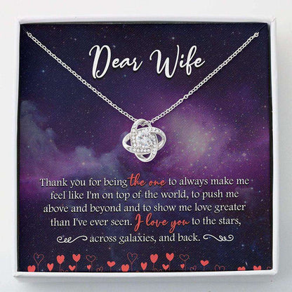 Wife Necklace, Valentines Day Gift For Wife “ Gift For Wife Necklace “ Necklace With Gift Box For Karwa Chauth Rakva