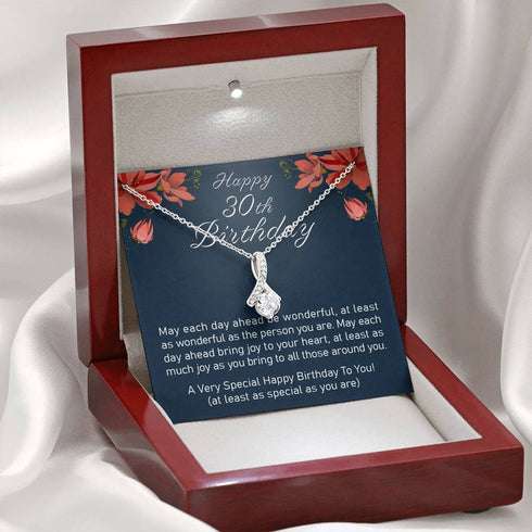 Wife Necklace, Very Special Happy 30Th Birthday, Gift For Wife Alluring Beauty Necklace For Karwa Chauth Rakva