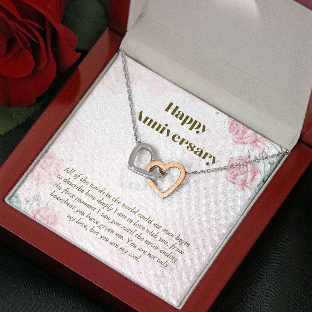 Wife Necklace, Wife Anniversary Necklace Gift “ Necklace For Wife “ Love Gift For Her “ Wife Appreciation For Karwa Chauth Rakva