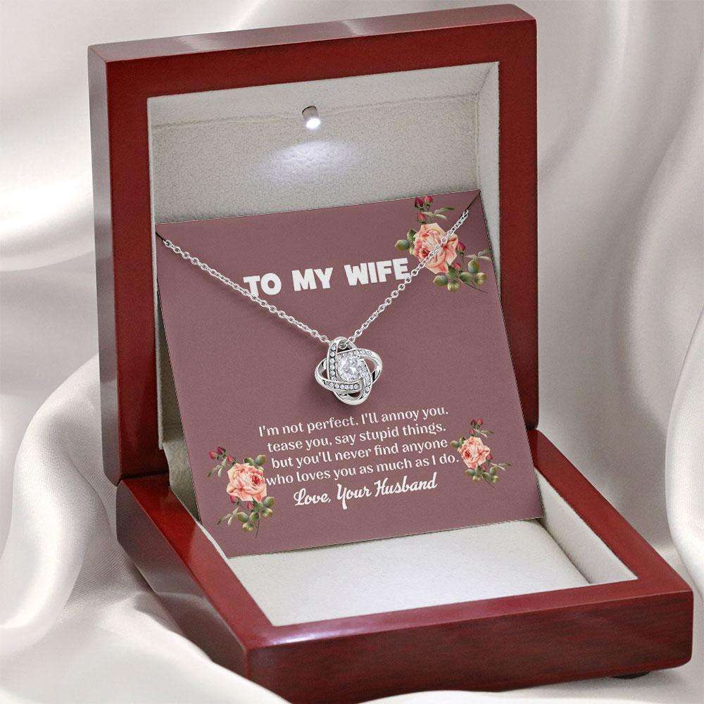 Wife Necklace, Wife Gift, Gift For Wife, Gift For Her, Anniversary Necklace Gift For Wife Custom Necklace For Karwa Chauth Rakva