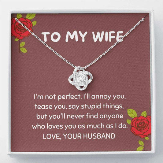 Wife Necklace, Wife Gift, Gift For Wife, Gift For Her, Anniversary Necklace Gift For Wife For Karwa Chauth Rakva