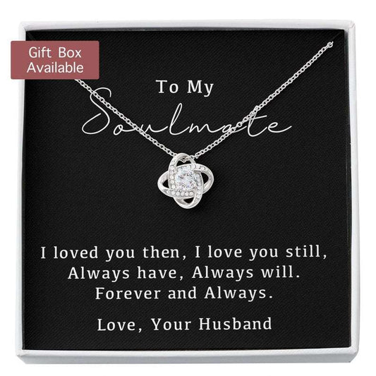 Wife Necklace, Wife Gift, Wife Birthday Necklace Gift, Wife Anniversary Necklace Gift, Soulmate Gift Necklace, To My Soulmate Necklace For Karwa Chauth Rakva