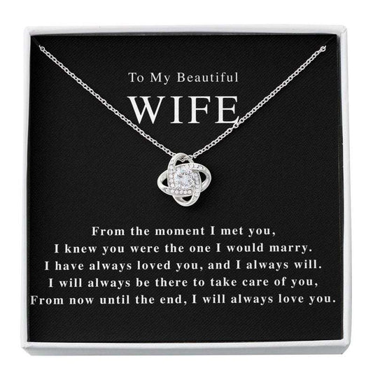 Wife Necklace, Wife Gifts, Wife Anniversary Necklace Gift, Wife Necklace Gift From Husband, Gift For Wife For Karwa Chauth Rakva