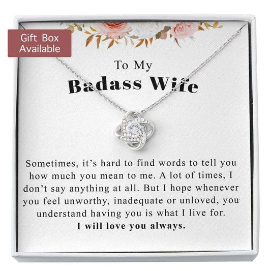 Wife Necklace, Wife Mother’S Day Necklace Gift, Anniversary Necklace Gift For Wife, Wife Gift From Husband For Karwa Chauth Rakva