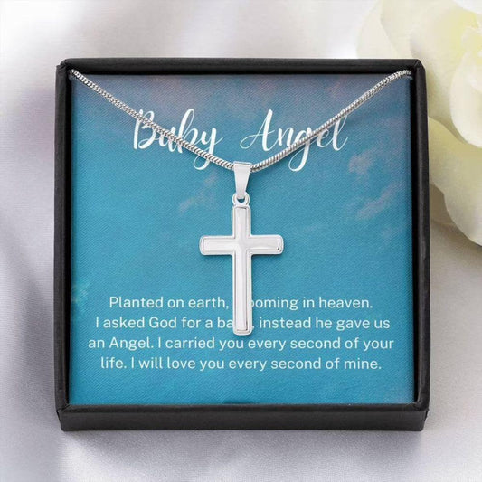 Baby Angel Necklace, Miscarriage Gift, Loss Of Baby, Sympathy Gift, Keepsake, Pregnancy Loss Necklace Rakva